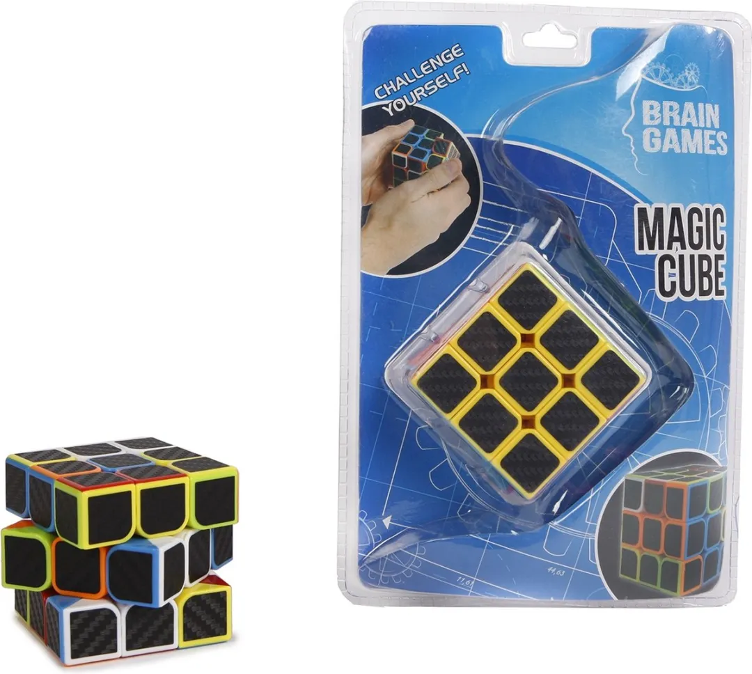 Brain Games Magische Kubus Junior 6,6cm - MPN 620677 - Zwart