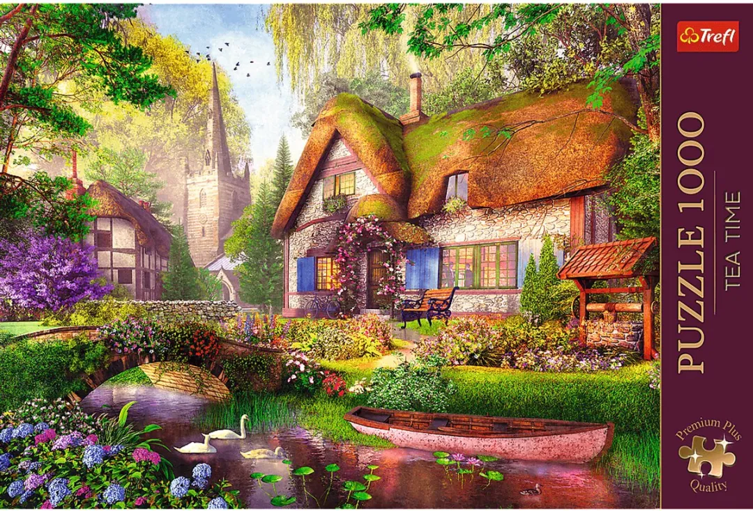 Trefl Tea Time The Woodland Cottage Legpuzzel 1000 Stuks - Multicolor