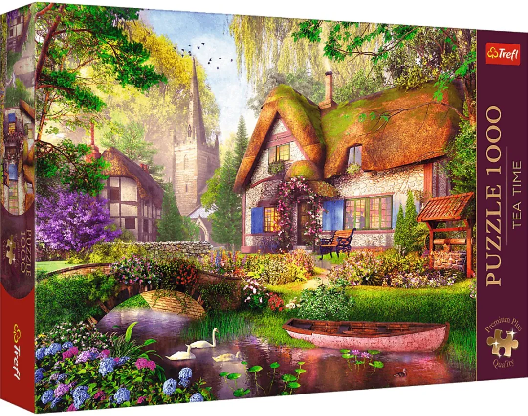 Trefl Tea Time The Woodland Cottage Legpuzzel 1000 Stuks