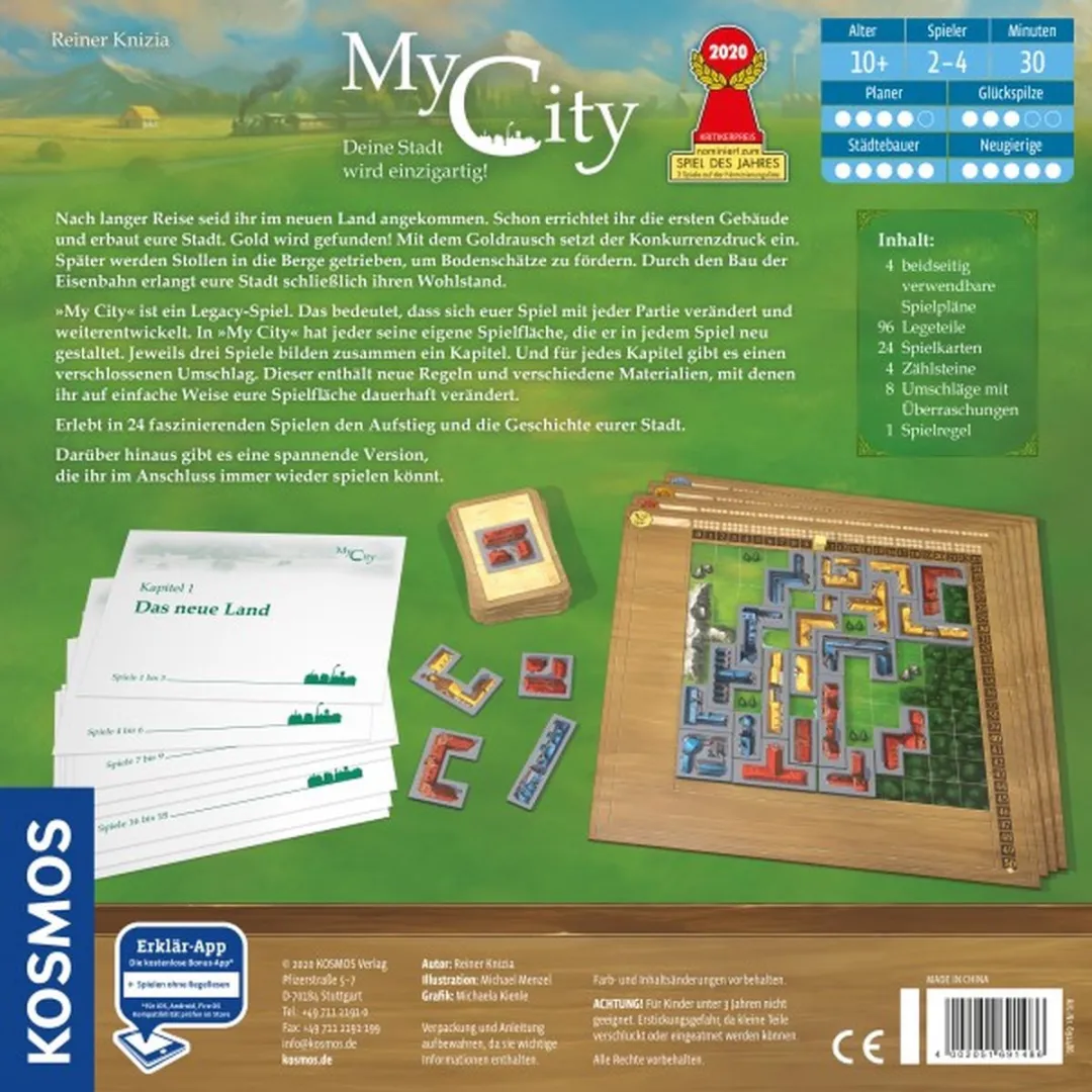 Kosmos My City Bordspel - Duitstalige uitgave 691486