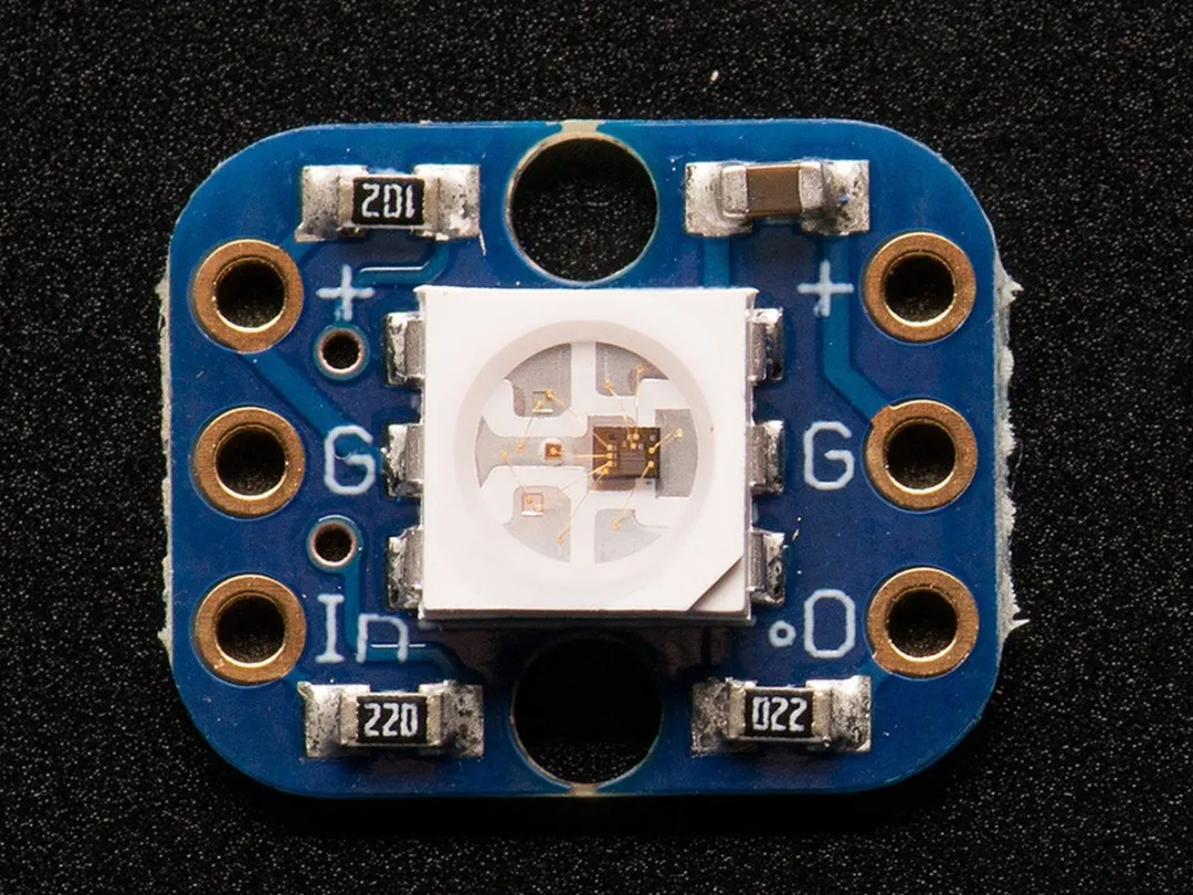 Adafruit NeoPixel Breadboard RGB 1312 - Meerkleurig