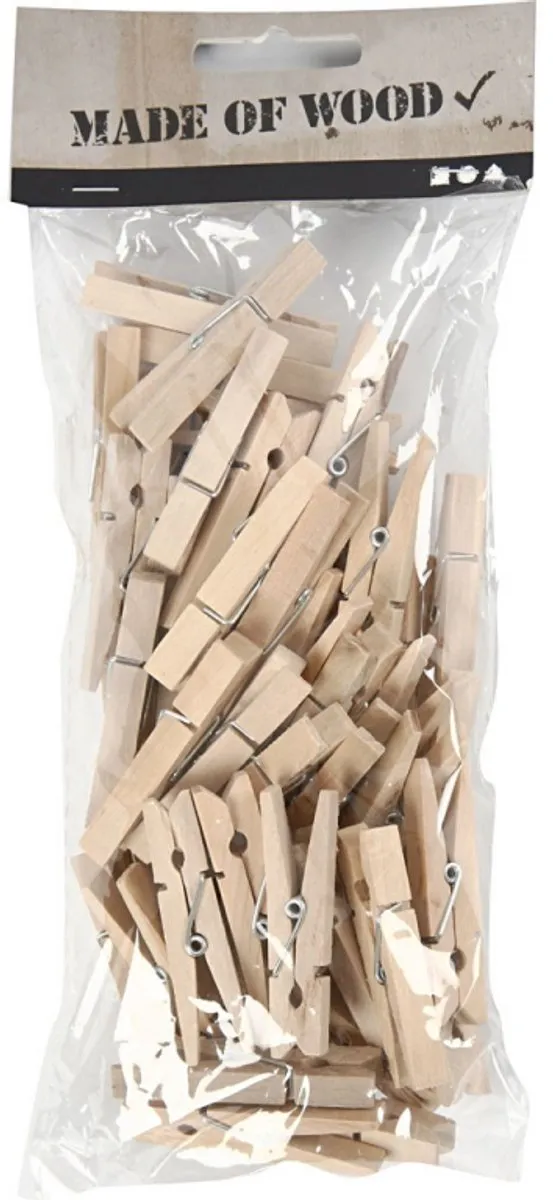 Creativ Company Wasknijpers 48mm - 50 Stuks
