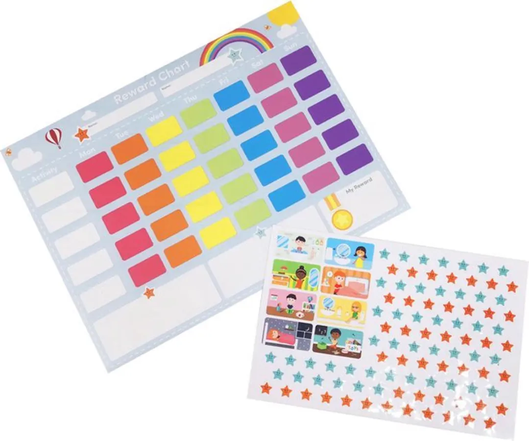 BIGJIGS Beloningstabel - Multikleur