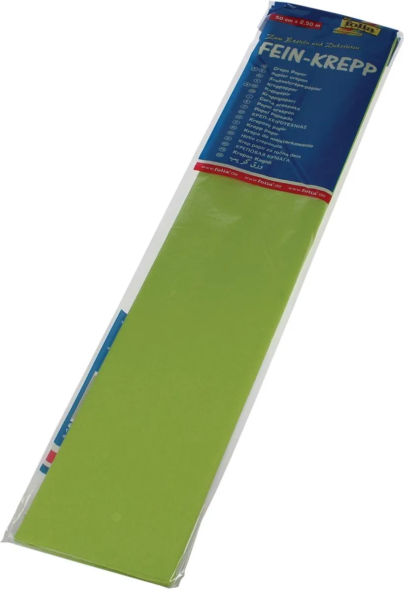 Folia Crêpepapier Lichtgroen