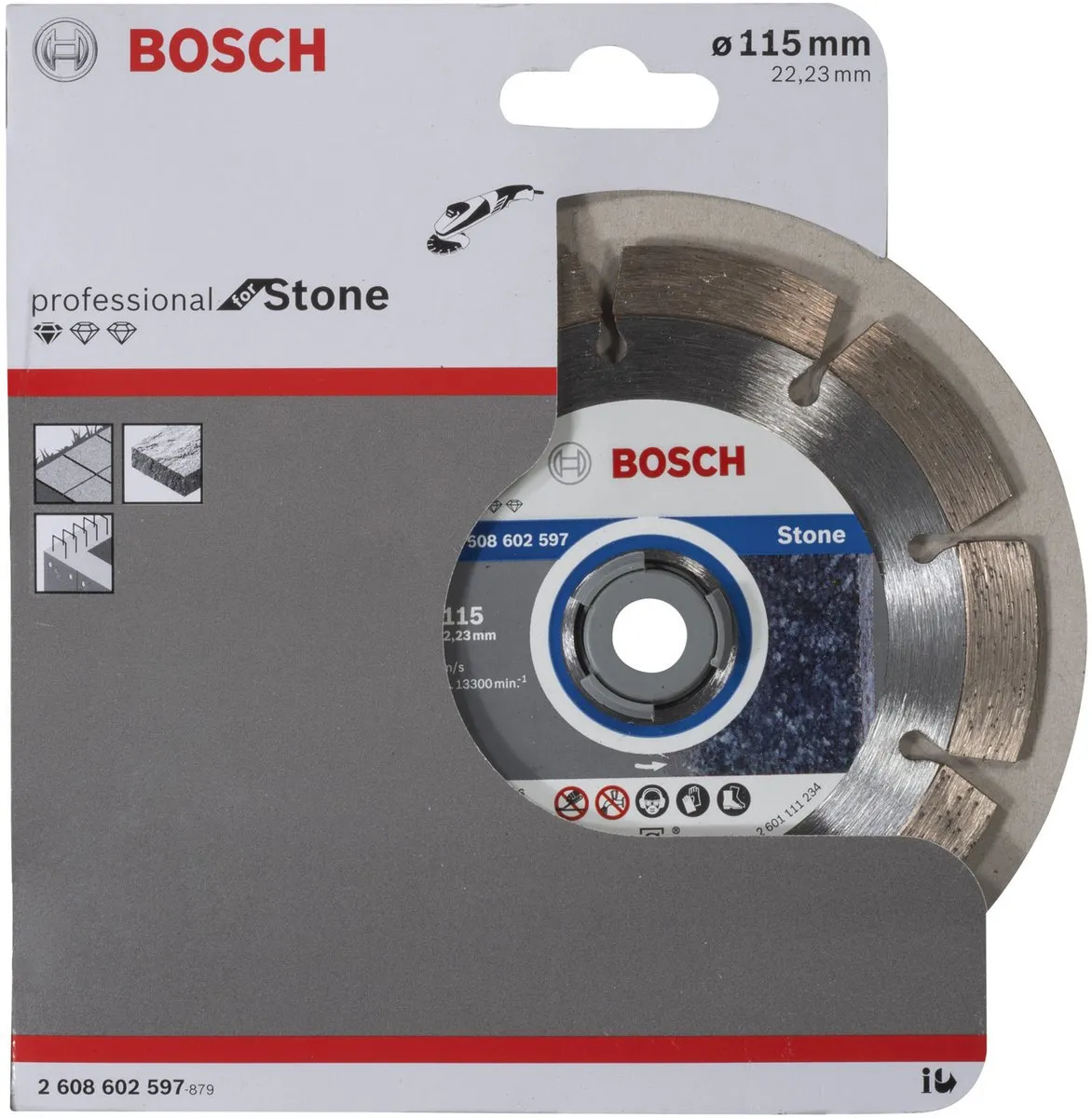 Bosch Diamantdoorslijpschijf Standard for Stone 115mm - 22,23mm as