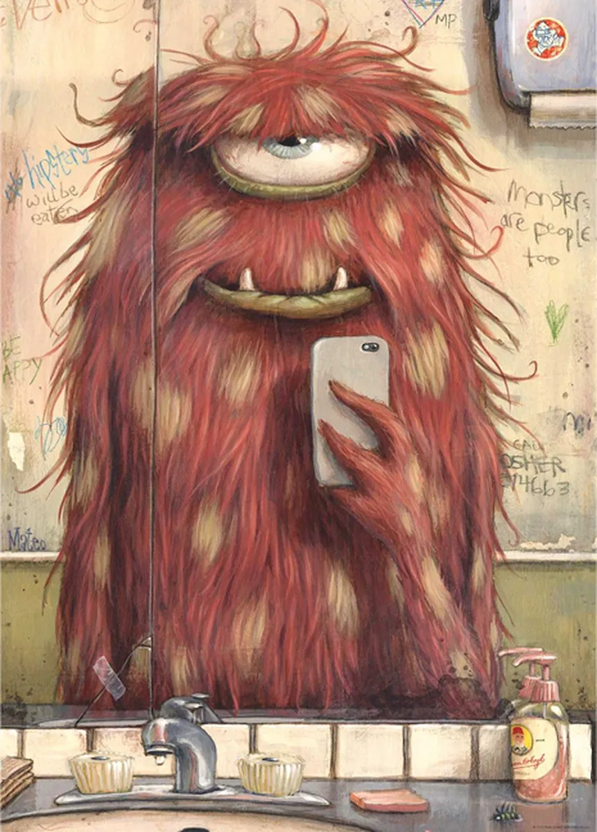 Heye Zozoville Selfie Puzzel 1000 Stuks - Multicolor