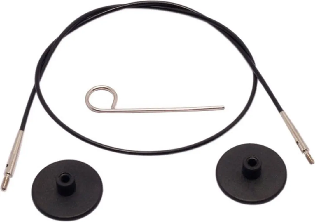 KnitPro Kabel 50cm - Zwart