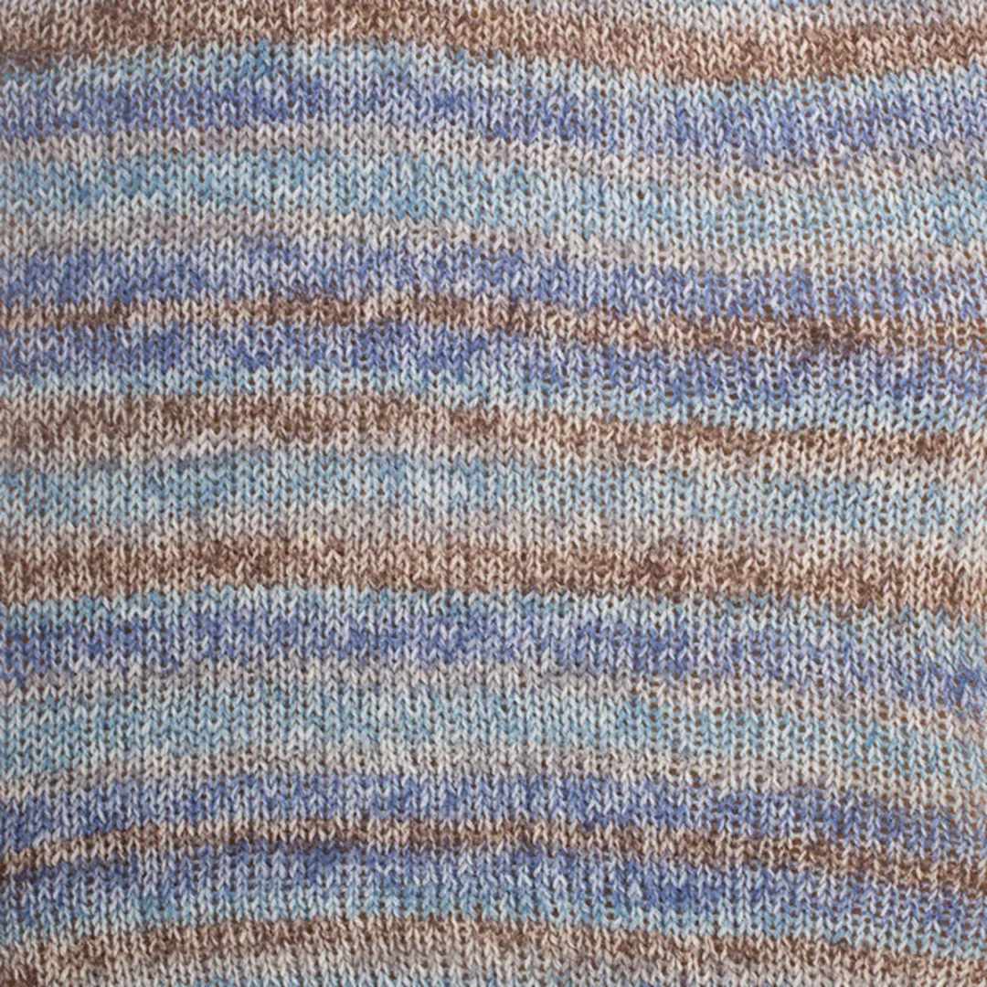 Drops Fabel Long Print Wol Garen Ocean view