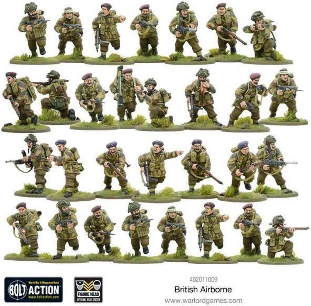 Warlord Games Bolt Action British Airborne Paratroopers - 30 Stuks