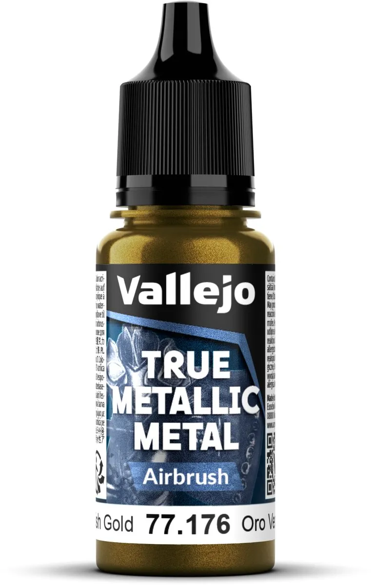 Vallejo Hobbyverf Acryl True Metallic Metal Airbrush 18ml