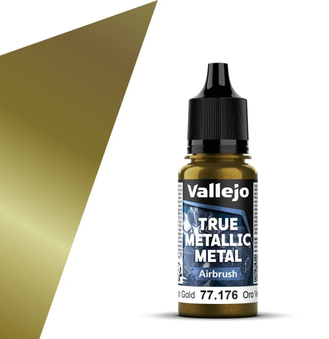 Vallejo Hobbyverf Acryl True Metallic Metal Airbrush 18ml - Groen