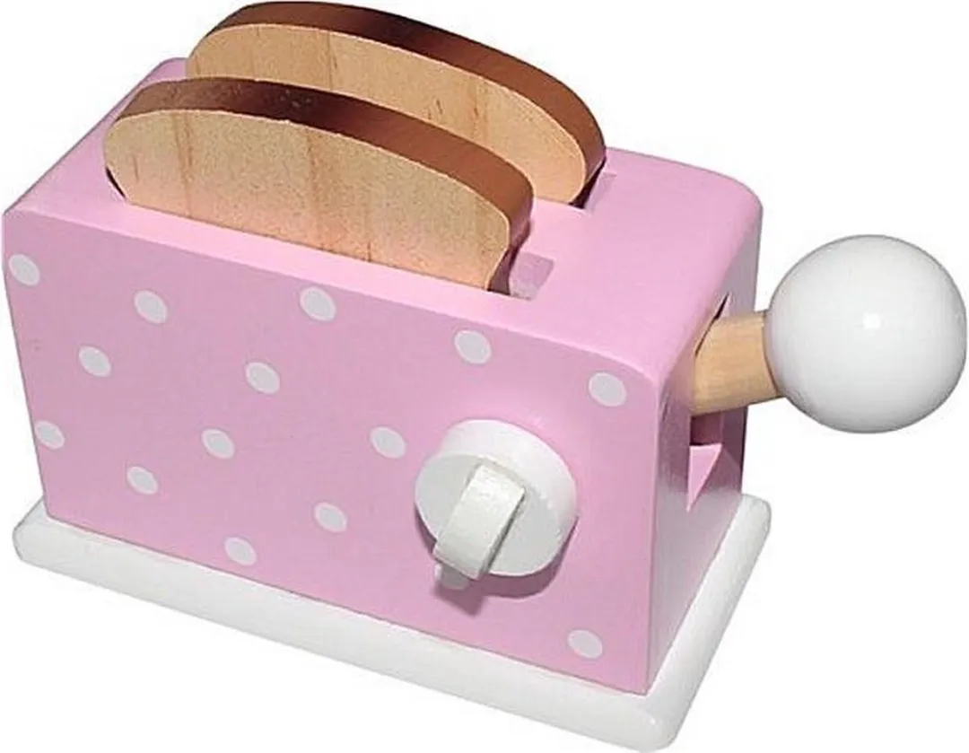 Simply for Kids Houten Broodrooster Roze