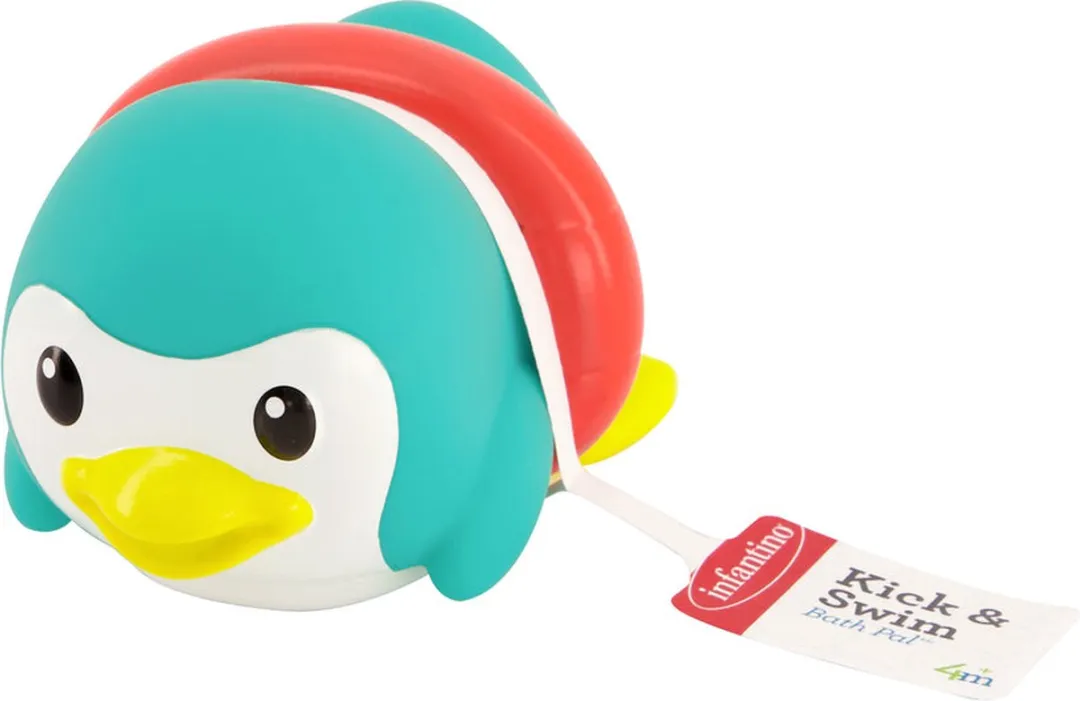 Infantino Kick & Swim Bad Pinguïn - Meerkleurig