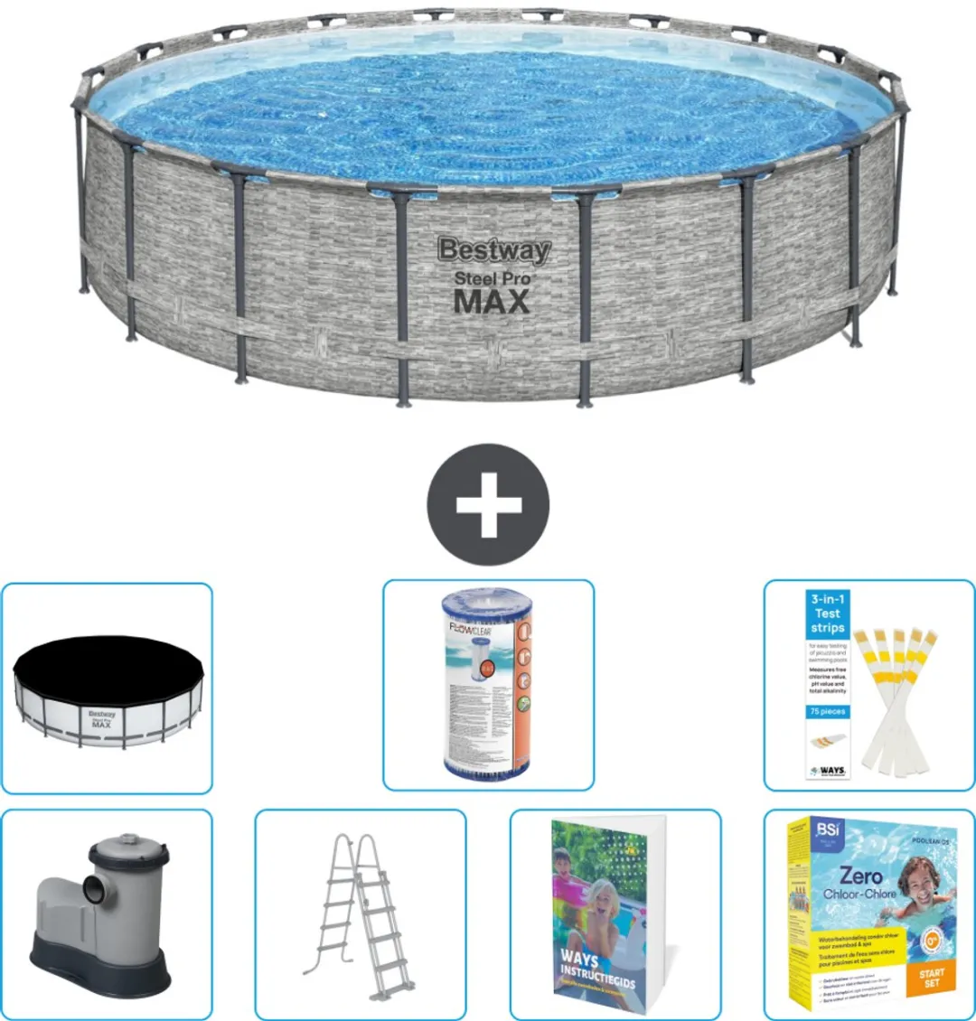 Bestway Steel Pro MAX Zwembad 549cm