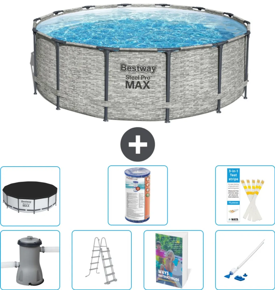 Bestway Steel Pro MAX Zwembad 427x122cm