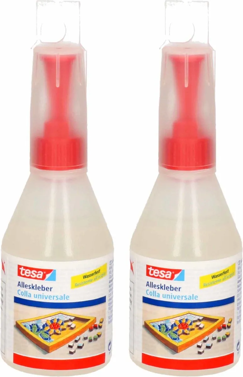 Tesa Hobbylijm 90ml - 2 Stuks