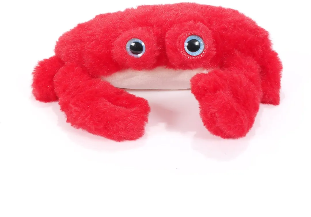 PIA Soft Toys Pluche Krab - 22cm - Rood