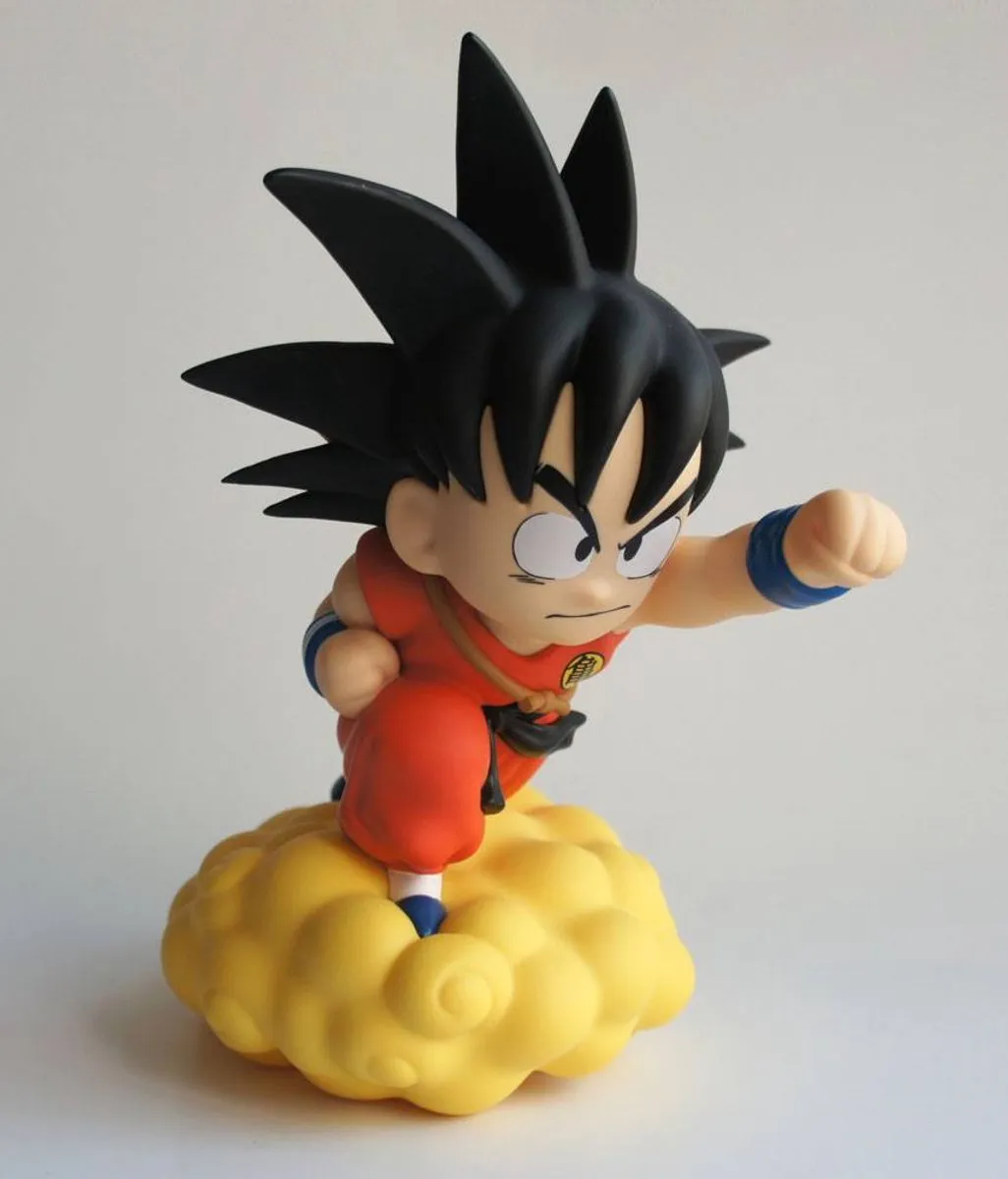 Plastoy Dragon Ball San Goku Spaarpot - Geel/Oranje/Zwart