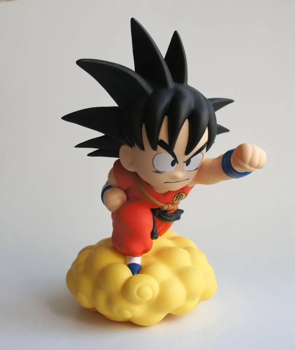 Plastoy Dragon Ball San Goku Spaarpot - Geel/Oranje/Zwart