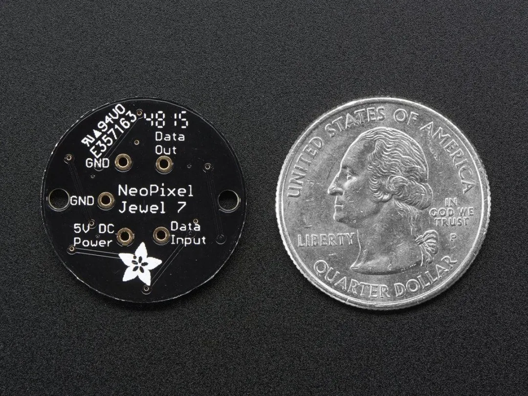 Adafruit NeoPixel Jewel 7x5050 RGBW LED - 4500K - Natural White