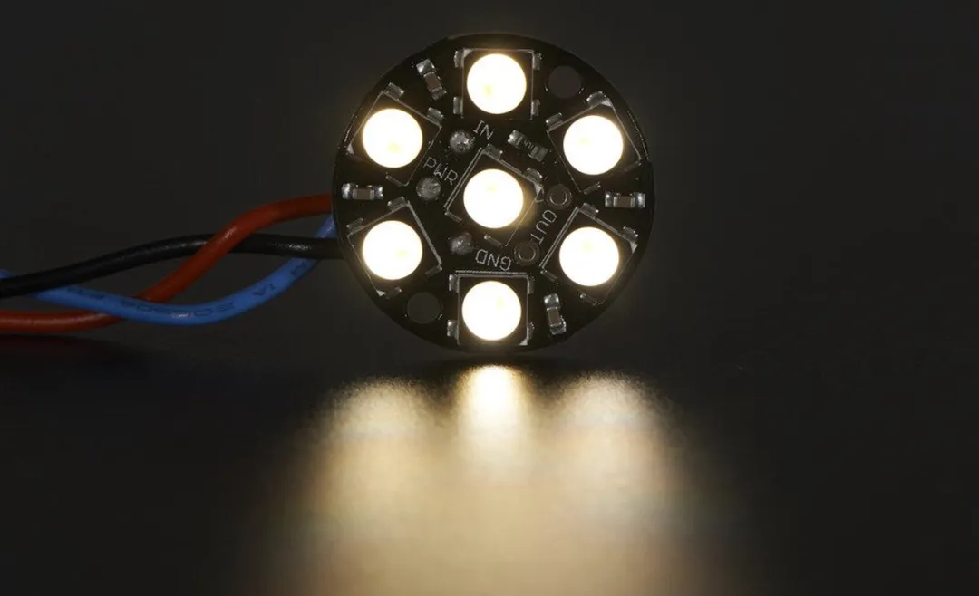 Adafruit NeoPixel Jewel 7x5050 RGBW LED - 4500K - Natural White