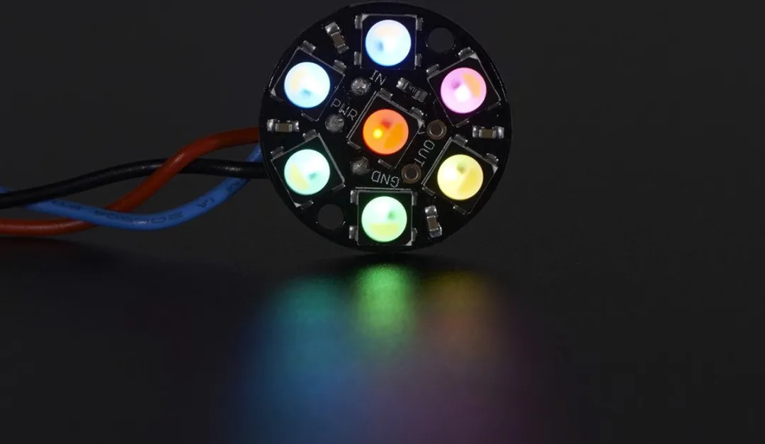 Adafruit NeoPixel Jewel 7x5050 RGBW LED - 4500K - Natural White