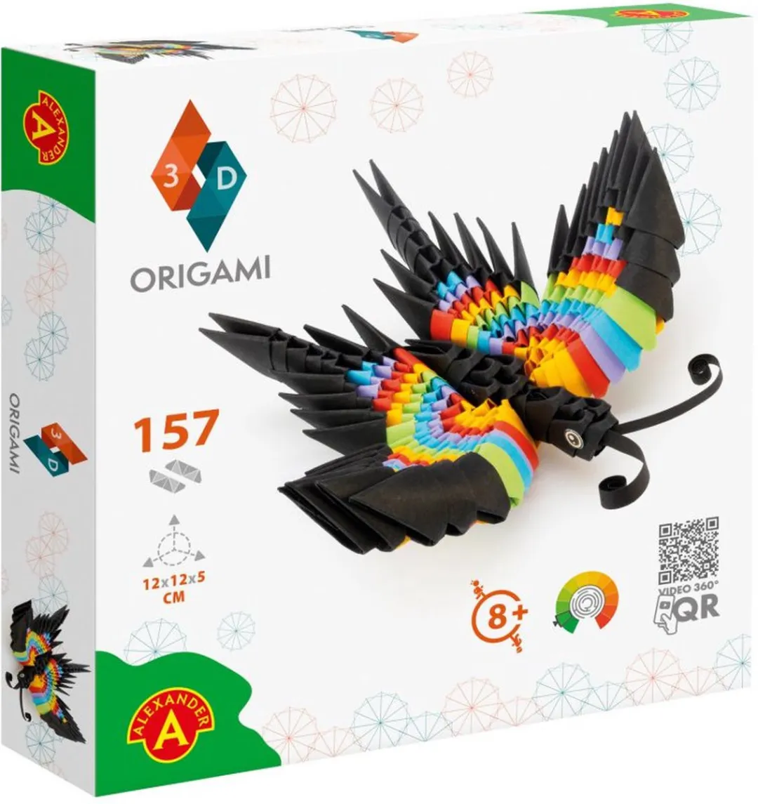 Alexander Toys Origami 3D Butterfly 154 Stuks