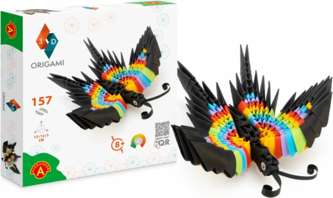Alexander Toys Origami 3D Butterfly 154 Stuks