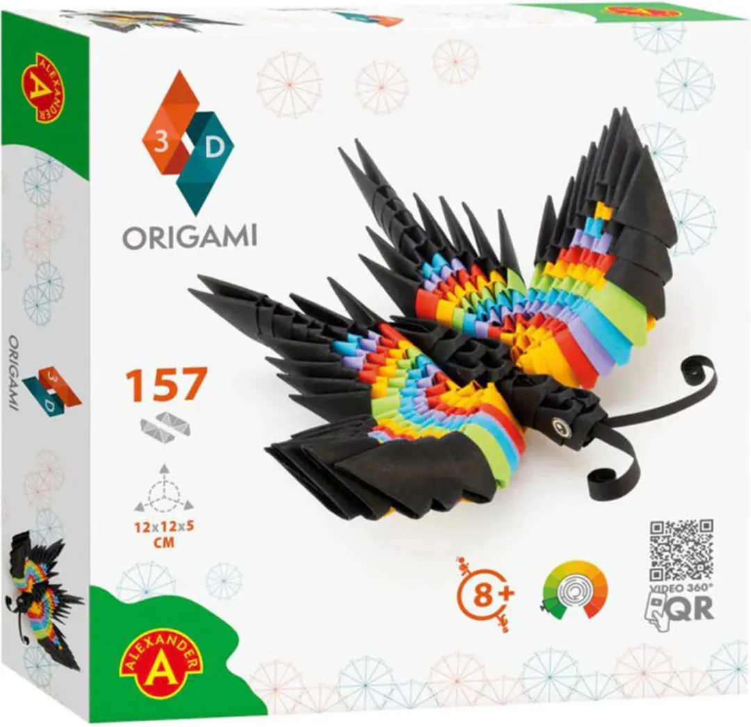 Alexander Toys Origami 3D Butterfly 154 Stuks