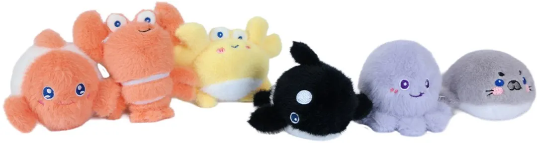 PIA Soft Toys Zeedieren Knuffels