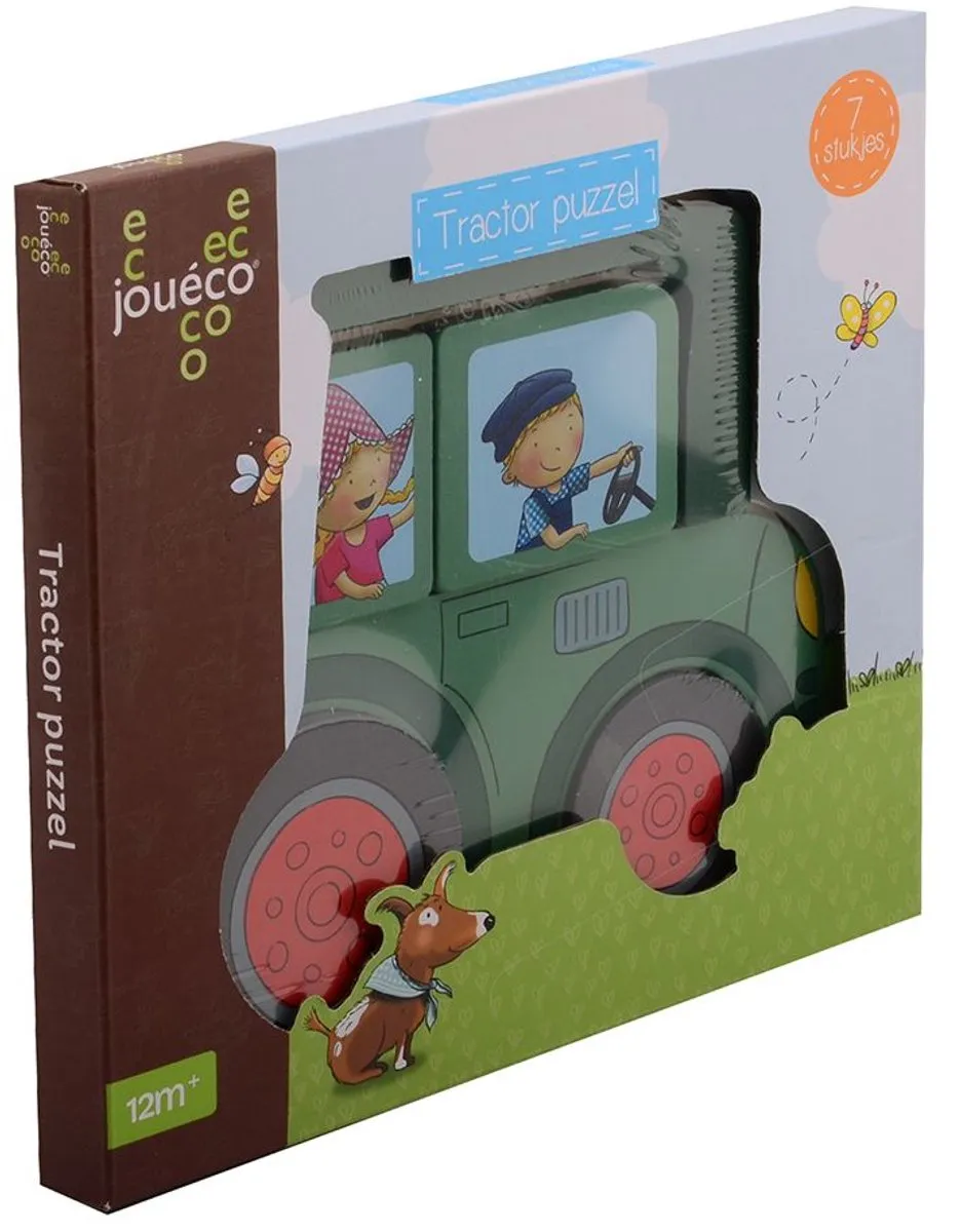 Johntoy Fien en Teun Tractor Puzzel 1000 Stuks - Multicolor