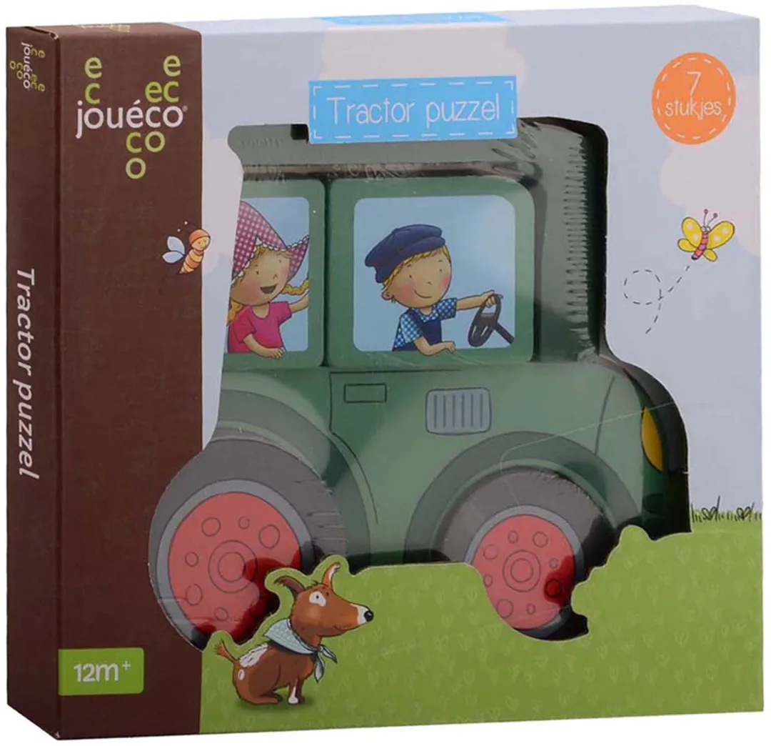 Johntoy Fien en Teun Tractor Puzzel 1000 Stuks - Multicolor