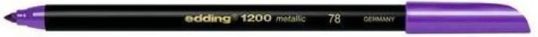 edding 1200-78 Color Pen Violet Metallic