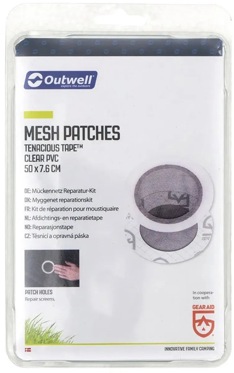 Outwell Hardnekkige Mesh-patch 2 Stuks - Transparant - afbeelding 6 van 6