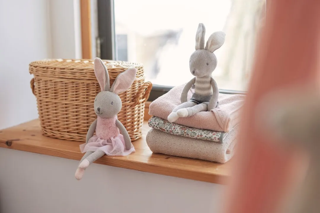 Jollein Knuffel Konijn Joey - Stuffed Animal Grey