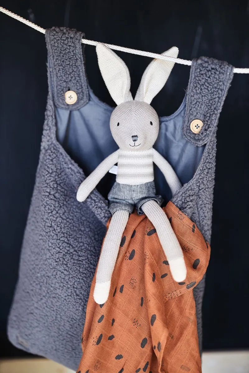 Jollein Knuffel Konijn Joey - Stuffed Animal Grey