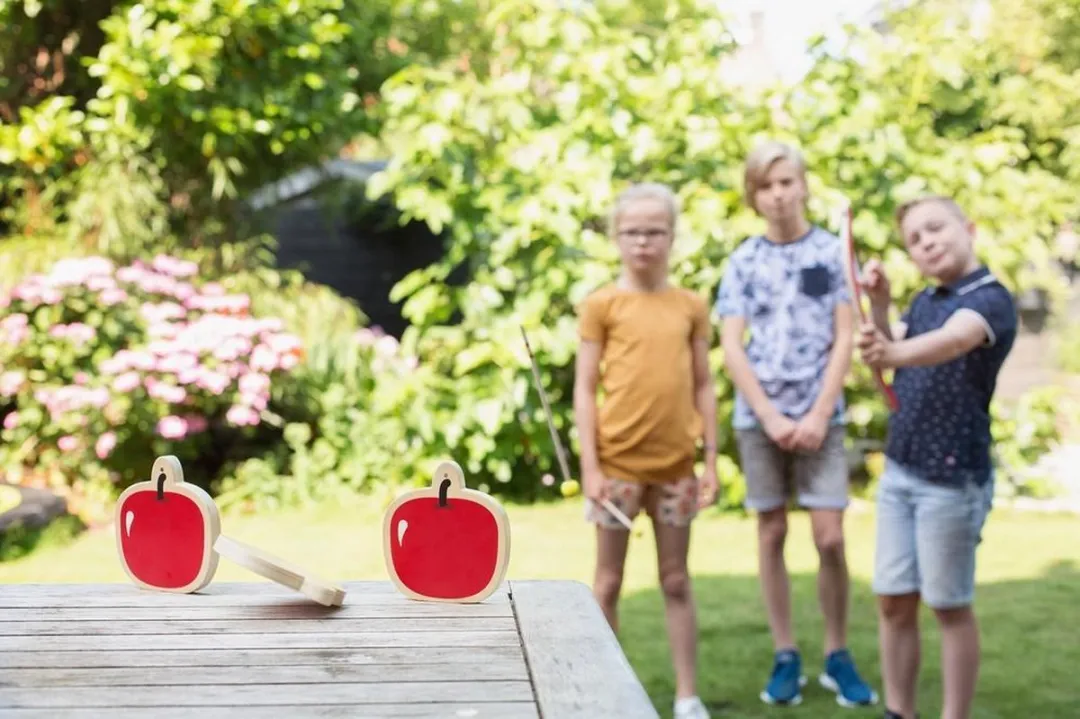 BS Toys Pijl En Boog GA353 - 7-delig - Rood/Hout/Geel