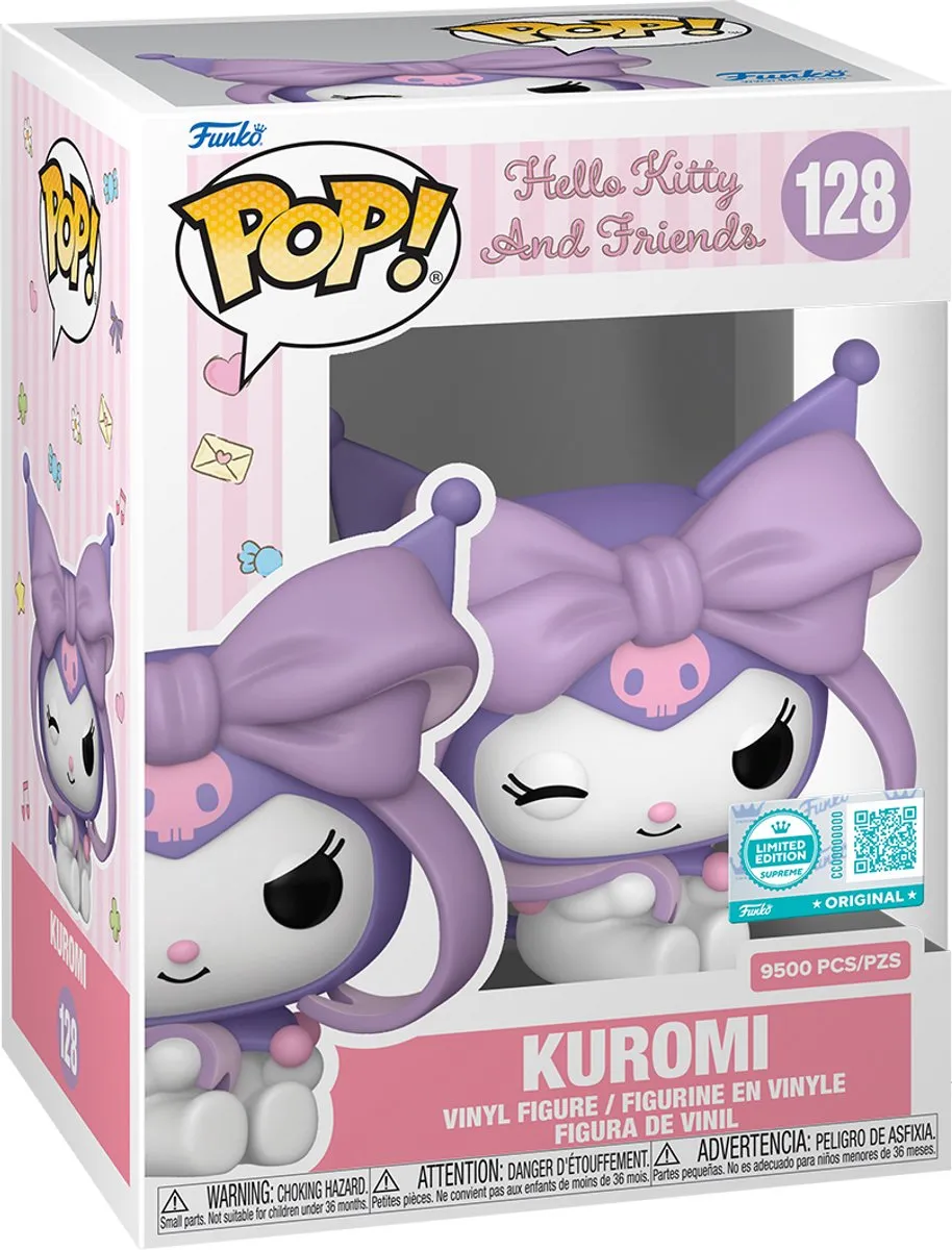Funko Pop! Kuromi met strik #128 Limited Edition