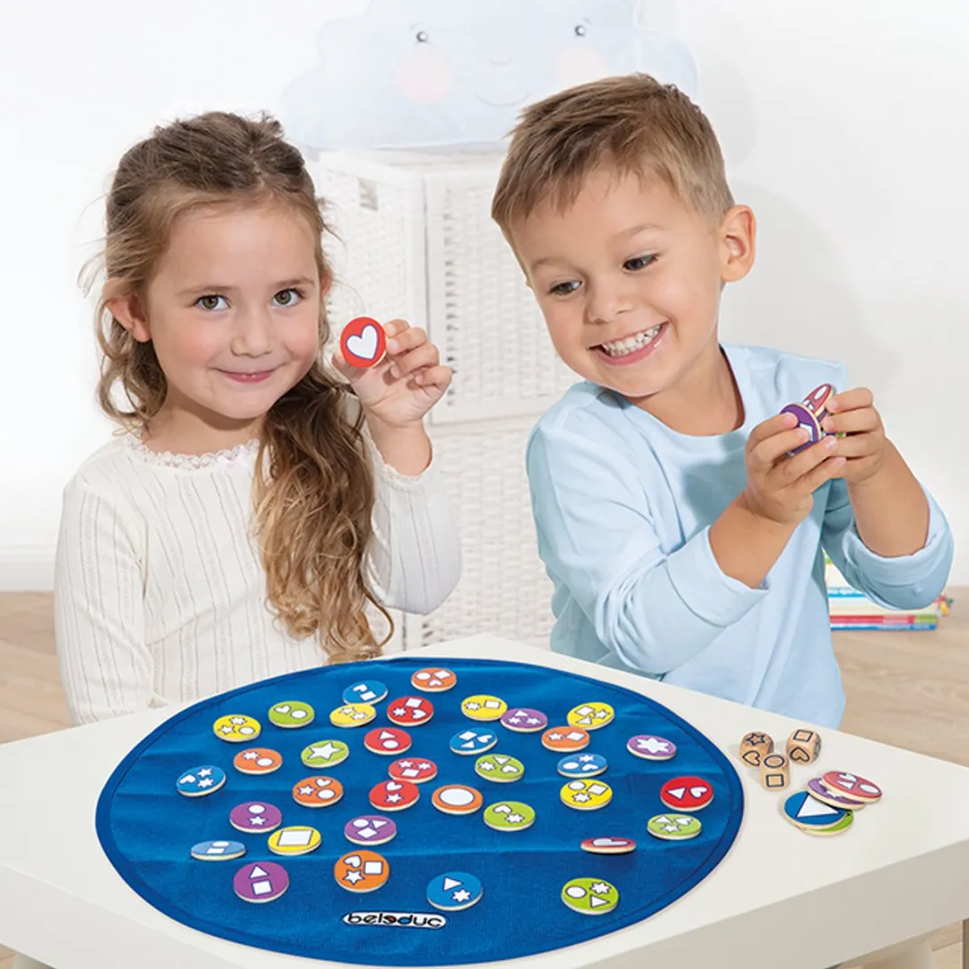 Beleduc Shapy Houten Puzzelset 45-delig - 22471