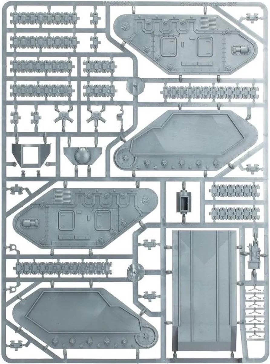 Games Workshop Astra Militarum Leman Russ Battle Tank 150 Onderdelen