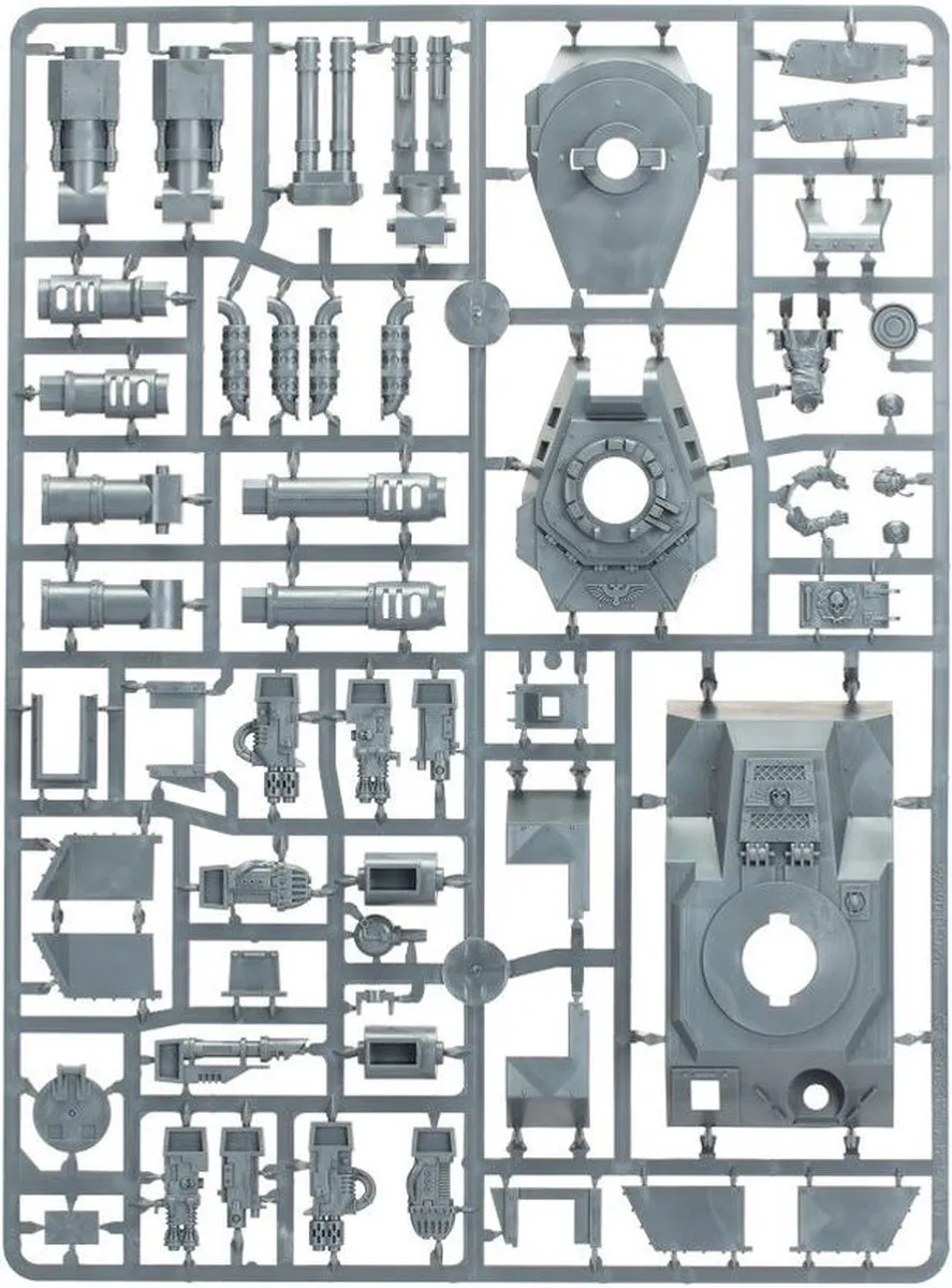 Games Workshop Astra Militarum Leman Russ Battle Tank 150 Onderdelen
