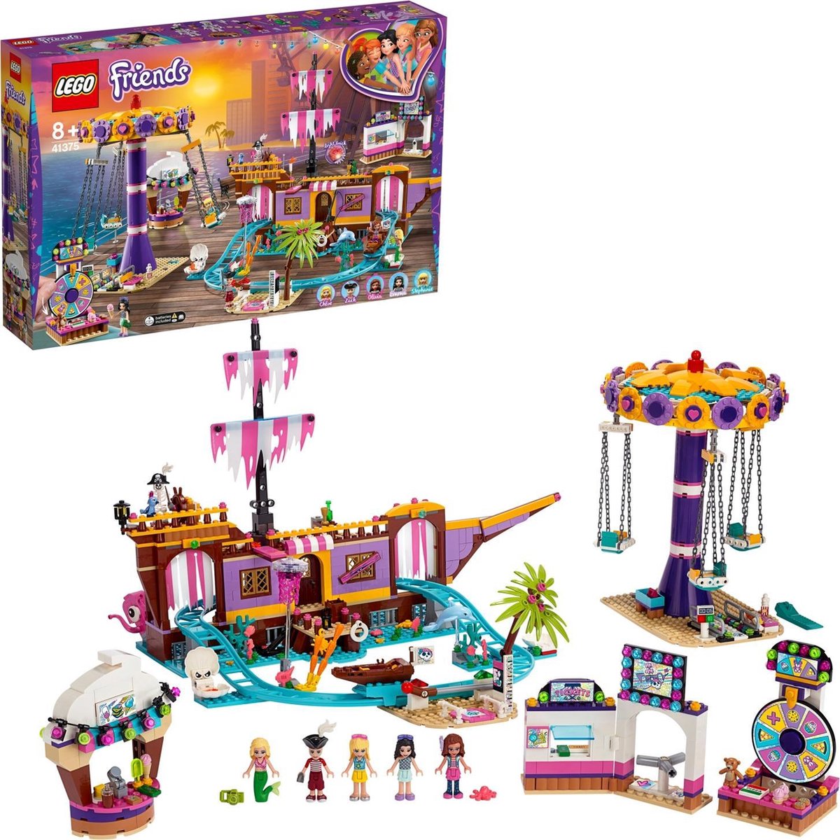 LEGO Friends Heartlake City Pier met Kermisattracties - 41375