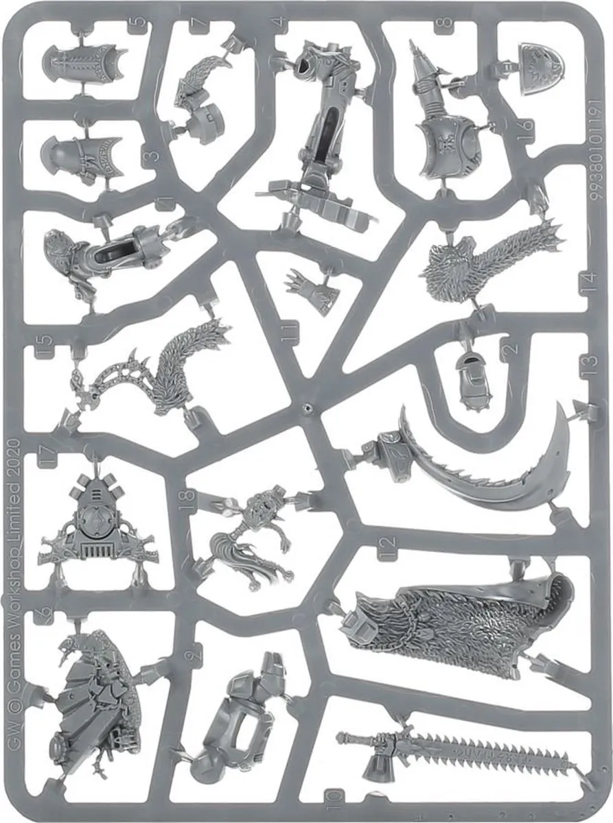 Games Workshop Space Wolves Ragnar Blackmane - 18 Onderdelen