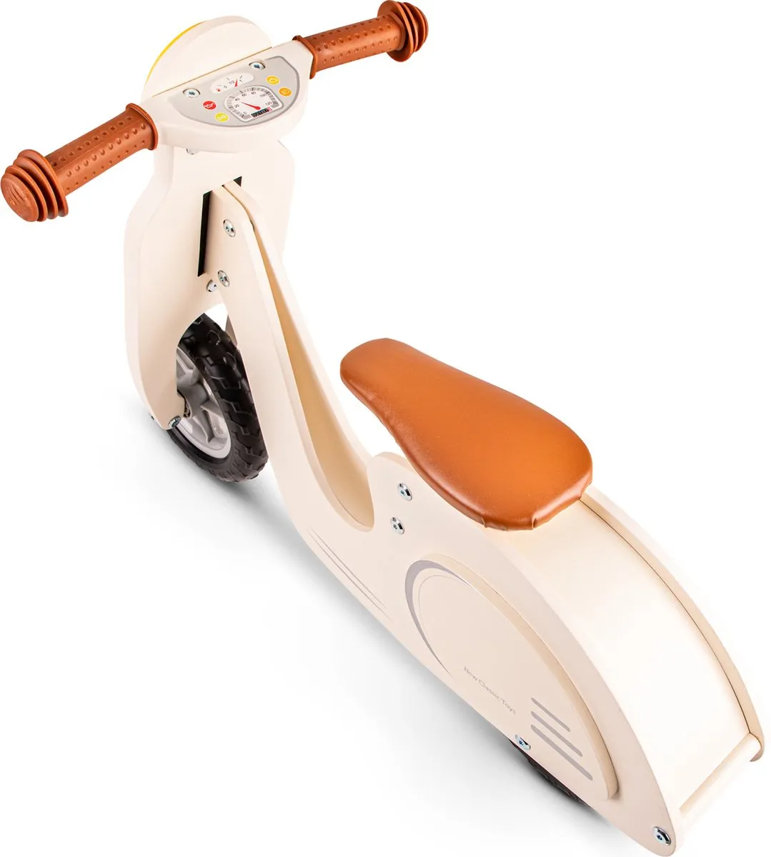New Classic Toys Houten Loopfiets 33cm - Wit - afbeelding 6 van 6