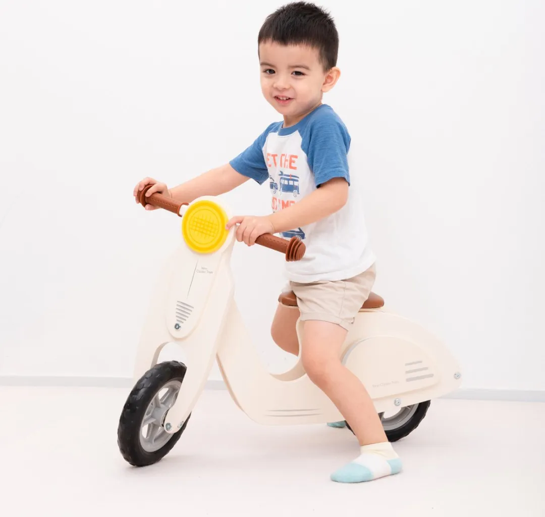 New Classic Toys® Houten Loopfiets - Scooter - Zithoogte 33 centimeter