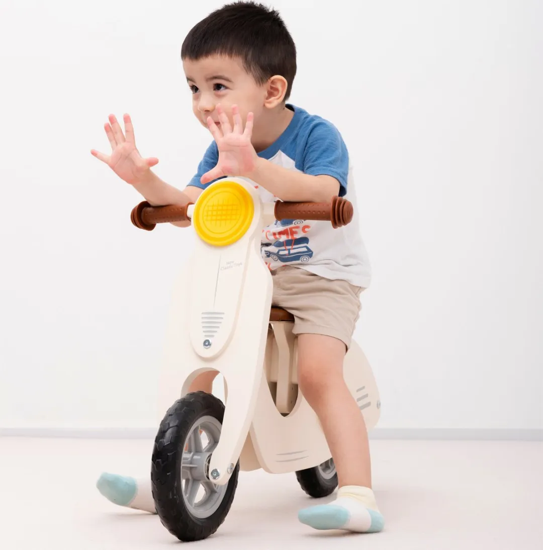 New Classic Toys® Houten Loopfiets - Scooter - Zithoogte 33 centimeter