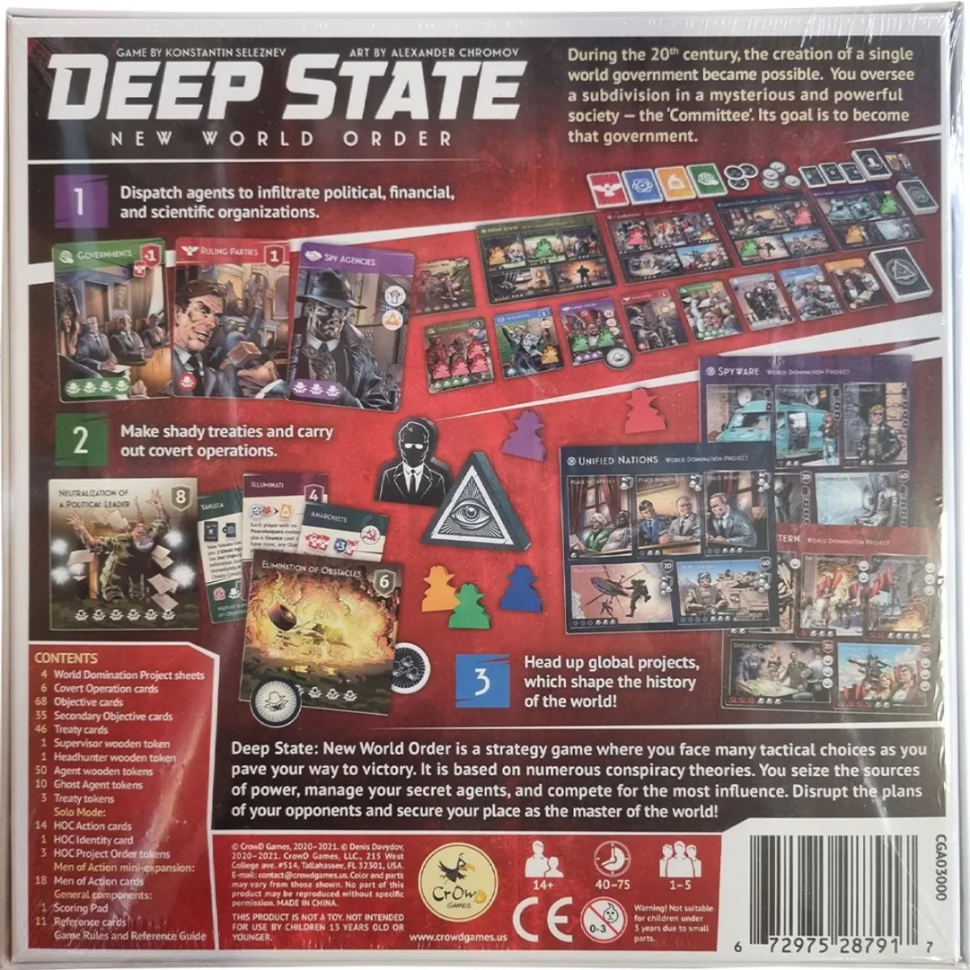 Crowd Games Deep State New World Order - CGA03000