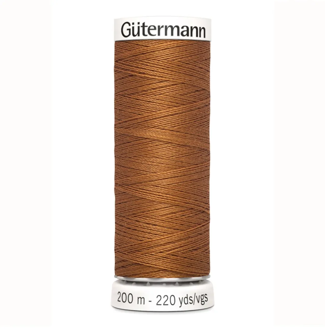 Gutermann Polyester Naaigaren 200m - Bruin - afbeelding 6 van 6
