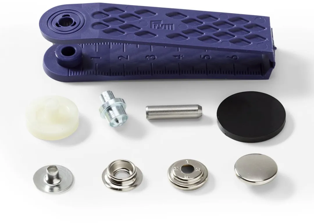 Prym Naaivrije Drukknopen 15mm - 1 Stuk - Zilver