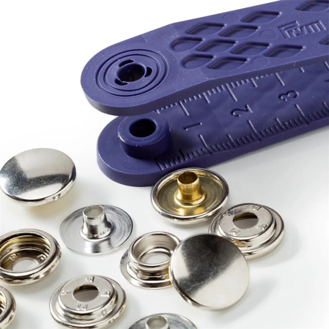 Prym Naaivrije Drukknopen 15mm - 1 Stuk - Zilver